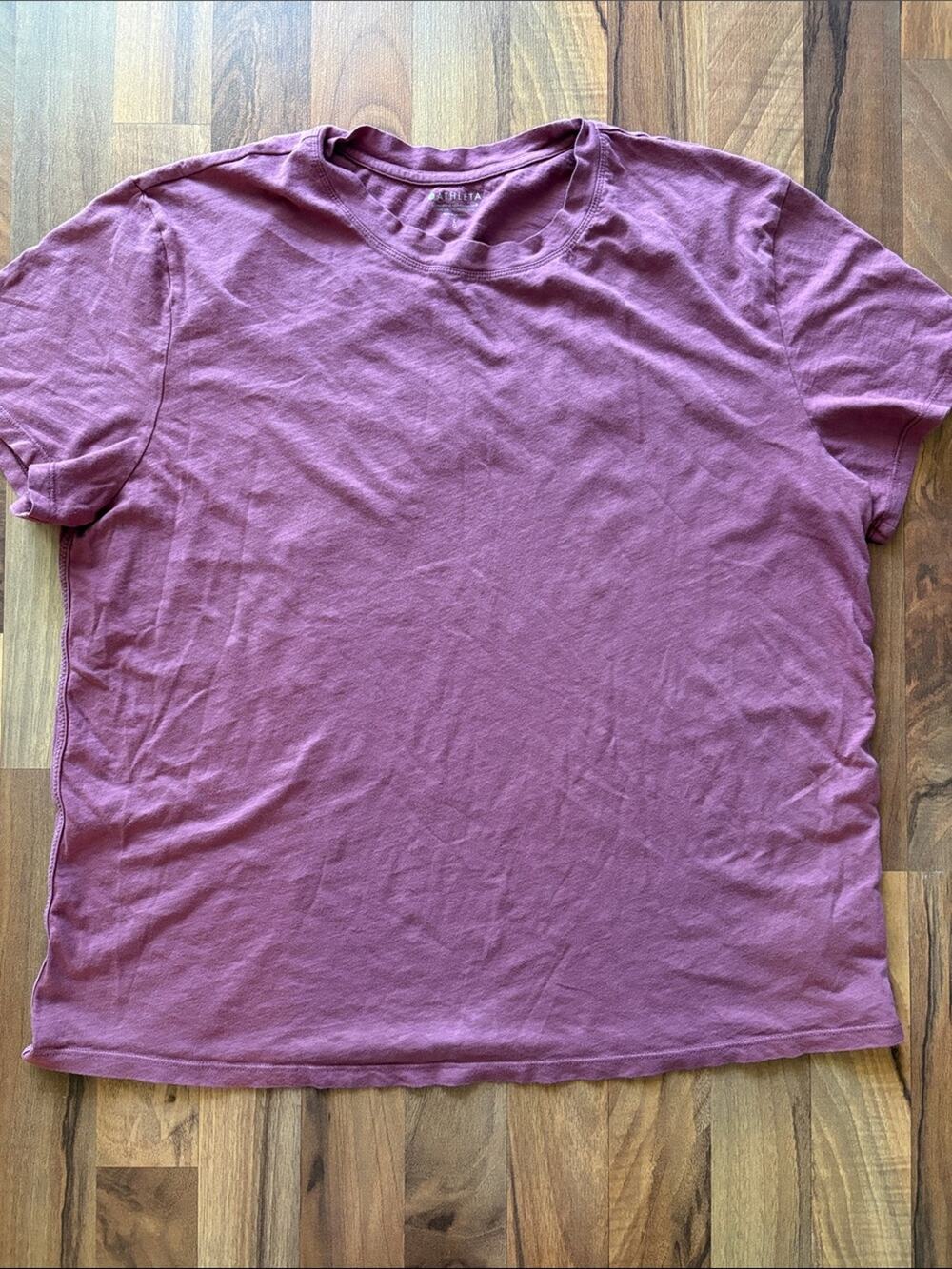 Athleta Woman’s Relaxed Crew Tee in Mauve Pink Size L